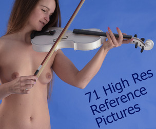 PRC020 - Woman with a white violin