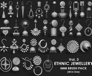 Ethnic Jewellery IMM Brush Pack (40 in One) Vol. 3