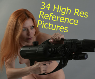 Woman with a gun - PRC029