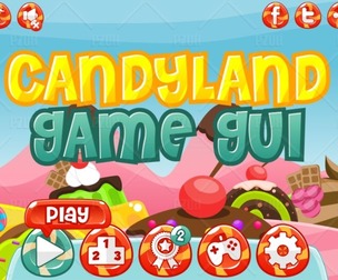 Candy Land - Game User Interface Pack