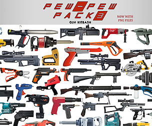 Pew Pew pack 3 (80 gun kitbash set)