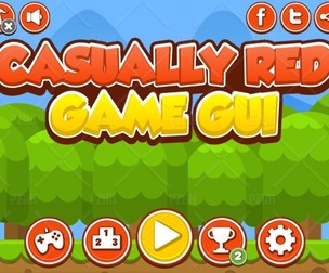 Casual Red - Game User Interface Pack