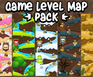 Game Level Map Pack