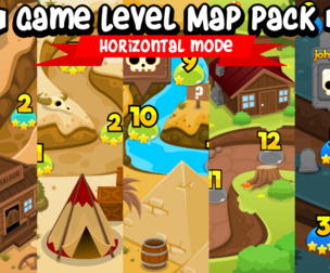 Game Level Map Pack - Horizontal