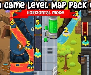 Game Level Map Pack - Horizontal vol. 2
