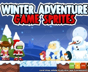 Winter Adventure - Game Sprites