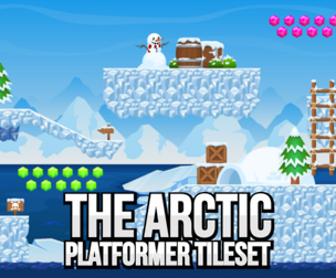Arctic - Platformer Game Tile Set