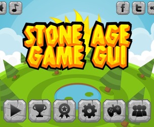 Stone Age Game User Interface Pack