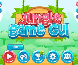 Jungle Game User Interface Pack