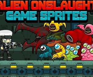 Alien Game Sprites