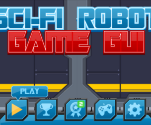 Sci-fi Robot Game User Interface Pack