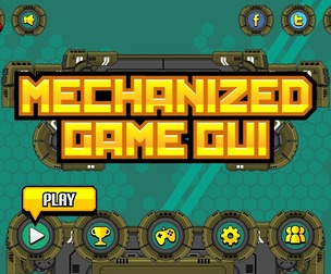 Mechanized Game User Interface Pack