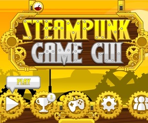 Steampunk Game User Interface Pack