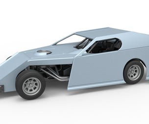 Dirt Modified stock car Scale 1:25