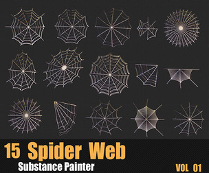 15 Spider Web Materials In Substance Painter