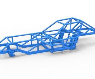Frame of Dirt Modified stock car 1:25