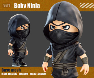 Baby Ninja Base Mesh