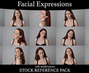 Facial Expressions  - Stock Model Reference Pack