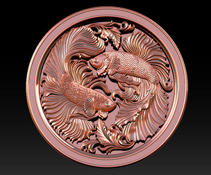 Beta Fish CNC Relief Model