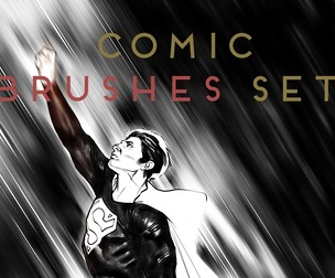 Comics Brushes set