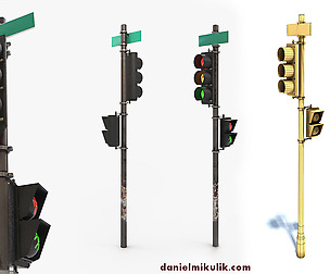 Traffic Light PBR Textures