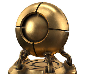Brass Procedural Material Corona