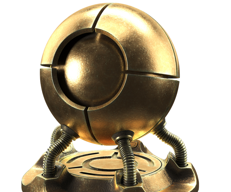 Brass Procedural Material Vray