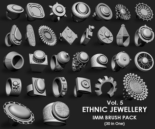 Ethnic Jewellery IMM Brush Pack (30 in One) Vol. 5