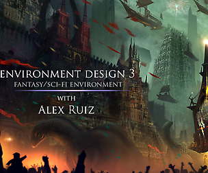 Environment Design 3 - Fantasy/Sci-Fi Environment