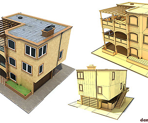 Family House San Francisco Brown