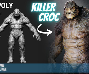 KillerCroc High Poly ZTL & FBX