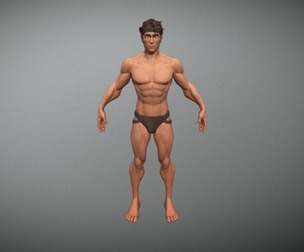 Muscle Male Basemesh