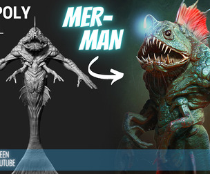 MER-MAN High Poly ZTL & FBX