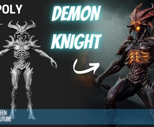 Demon Knight High Poly ZTL & FBX