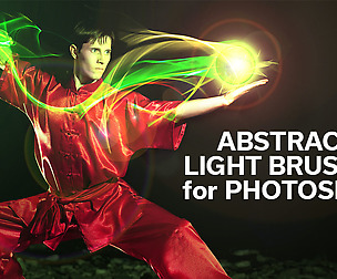 Abstract Light Brushes for Photoshop