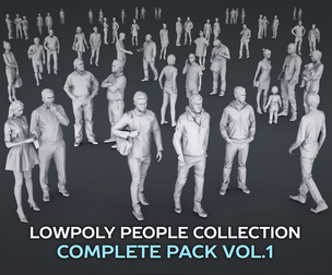 Complete Lowpoly People Pack Volume 1