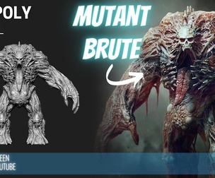 Mutant Brute High Poly ZTL & FBX
