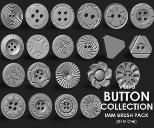 Buttons Collection IMM Brush Pack 21 in OneVOL5