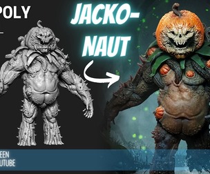 Jacko-Naut High Poly ZTL & FBX