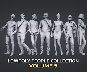 Lowpoly People Casual Pack Volume 5