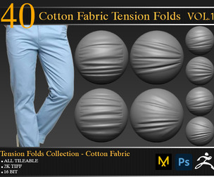 40 Cotton Tension Folds