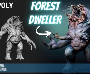 Forest Dweller High Poly ZTL & FBX