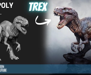 T-rex High Poly ZTL & FBX