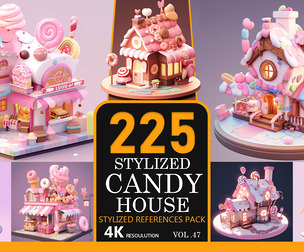 Stylized Candy House