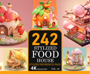 Stylized Food House
