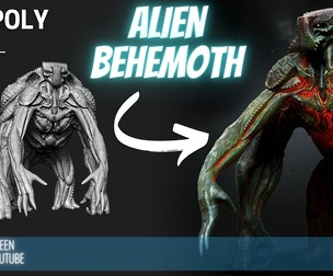 Alien Behemoth High Poly ZTL & FBX