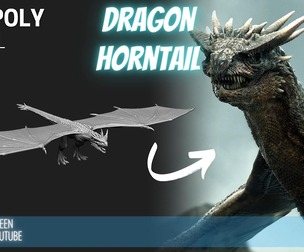 Dragon HornTail High Poly ZTL & FBX