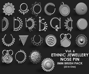 Ethnic Nosepin IMM Brush Pack 21 in One Vol6