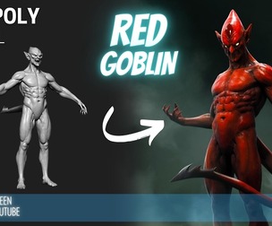 Red Goblin High Poly ZTL & FBX