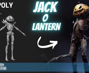 Jack-O-Lantern High Poly ZTL & FBX